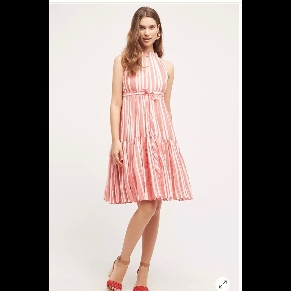 Anthropologie Daylily Stripe Dress